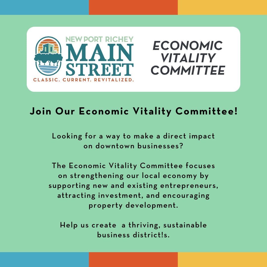 Economic Vitality Committee Meeting • New Port Richey Main Street