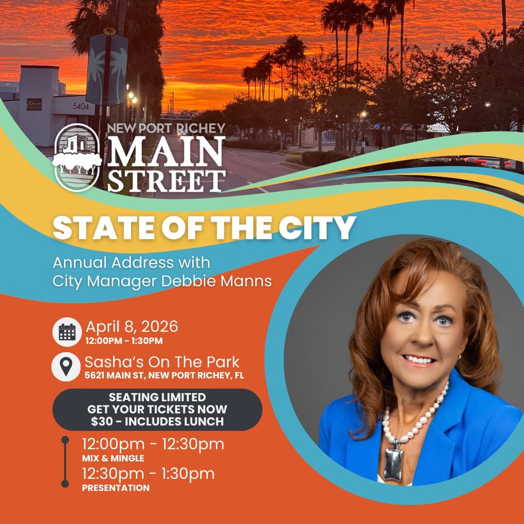 Debbie Ritchie Florida State of the City w/ Debbie Manns • New Port Richey Main Street